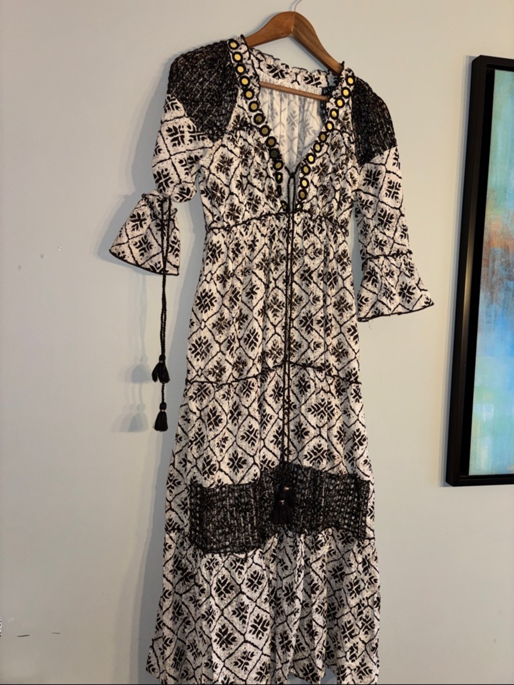 Bohemian Maxi Dress - size M